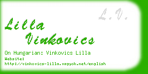 lilla vinkovics business card